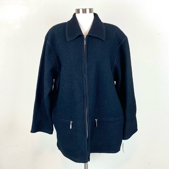 Bernardo Jackets & Blazers - Bernardo Jacket NWT Zip Wool